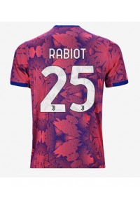 Fotbalové Dres Juventus Adrien Rabiot #25 Třetí Oblečení 2022-23 Krátký Rukáv